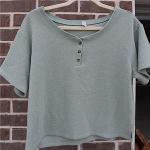 Sage green top | size - medium | color - sage green